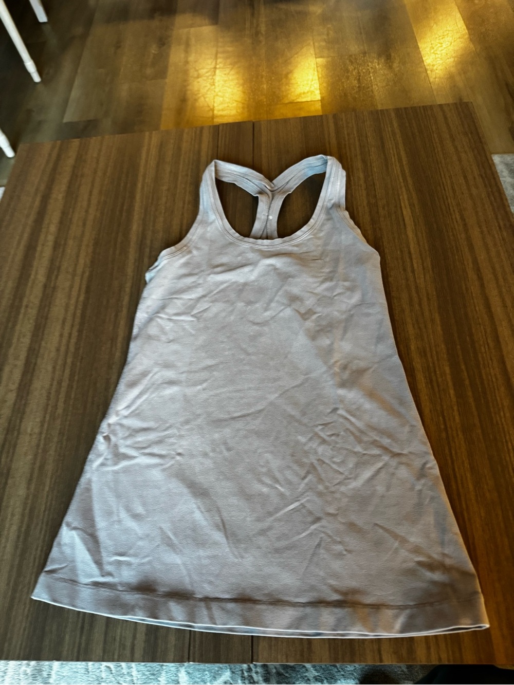 lululemon athletica Lavender Gray Racerback Tank